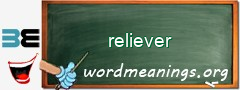 WordMeaning blackboard for reliever